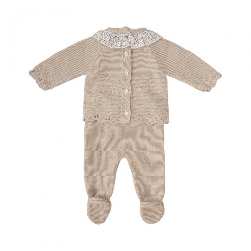 Conjunto de punto bebé niña modelo Escarcha [1]