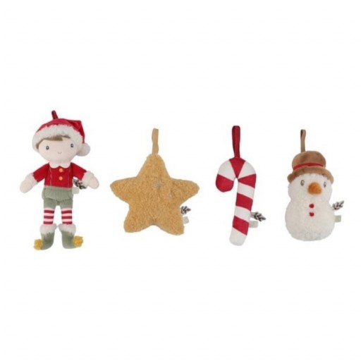 Set de Adornos Blanditos Jim – Little Dutch Navidad [1]