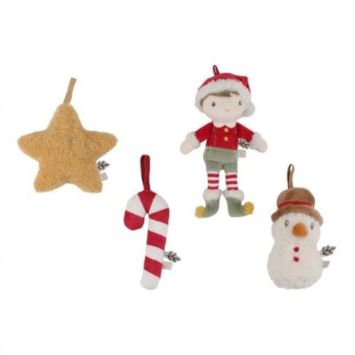 Set de Adornos Blanditos Jim – Little Dutch Navidad
