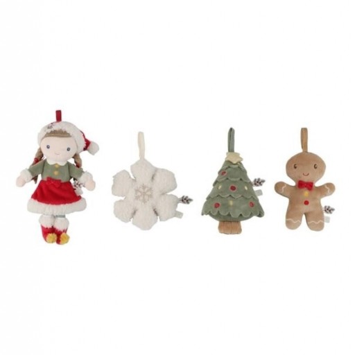 Set de Adornos Blanditos Rosa – Little Dutch Navidad [1]