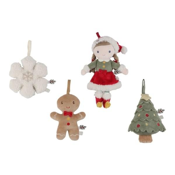 Set de Adornos Blanditos Rosa – Little Dutch Navidad