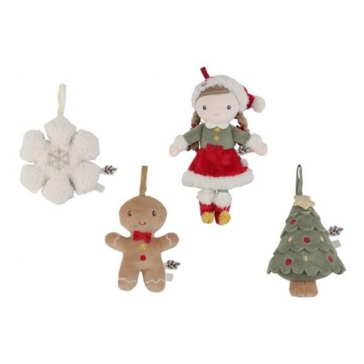 Set de Adornos Blanditos Rosa – Little Dutch Navidad
