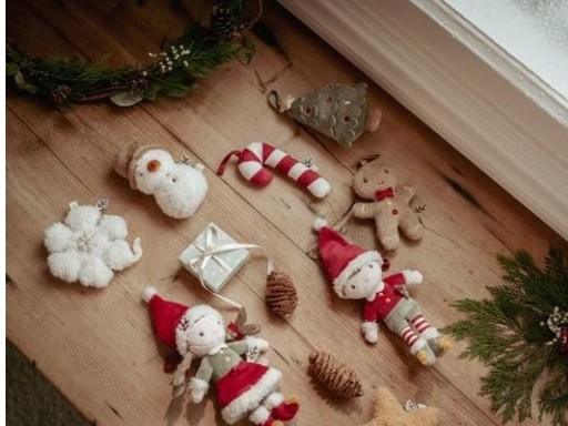 Set de Adornos Blanditos Rosa – Little Dutch Navidad [2]