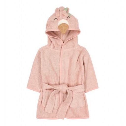 Albornoz Flamenco Rosa Little Dutch – Talla 98/104