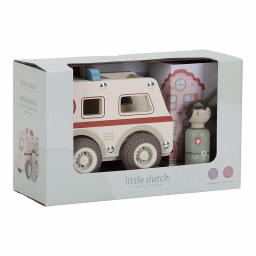 Ambulancia de Madera Little Dutch FSC [1]