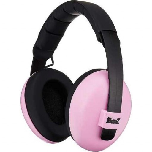 Auriculares BANZ anti ruido color rosa baby