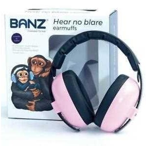 Auriculares BANZ anti ruido color rosa baby [2]