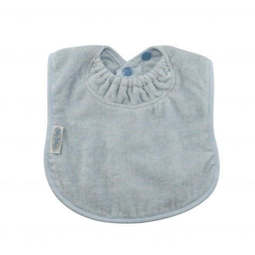 Babero Silly Billyz 100% Algodón - Repelente al Agua , color azul pastel