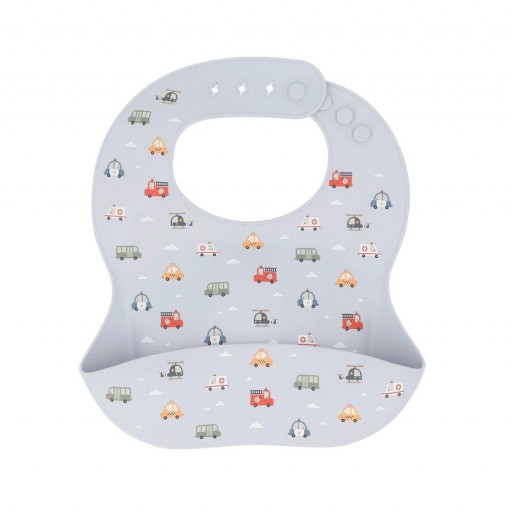 Babero silicona City Cars  Tutete