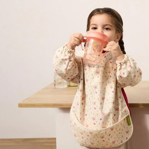 Biby Butterfly de Miniland – Babero infantil de manga larga impermeable [2]