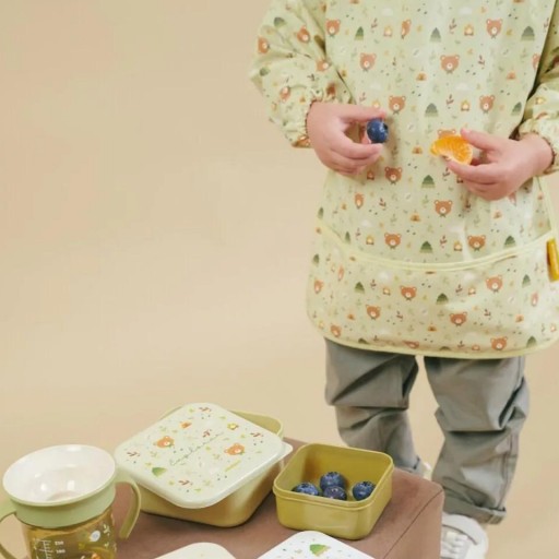 Biby Explorer de Miniland – Babero infantil de manga larga impermeable [4]
