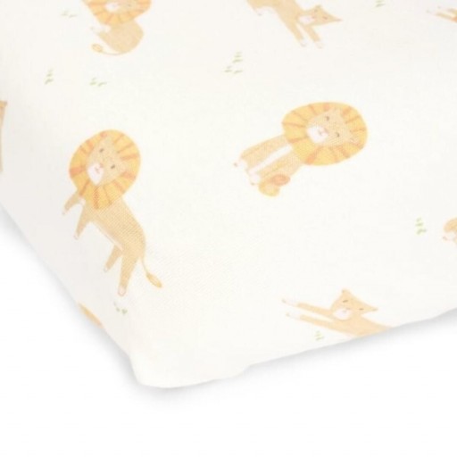 Sábana Bajera Ajustable Safari Friends 40 x 80 cm – Little Dutch [1]