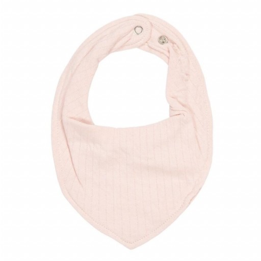 Bandana bib Little Dutch color rosa suave [0]