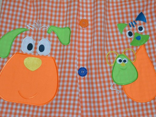 Bata escolar color naranja mod. Perro [2]