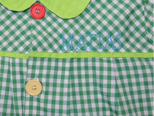 Bata escolar color verde mod. Perro [3]