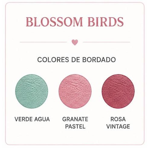 Estuche 3 Compartimentos mod. Blossom Birds - Tutete [4]