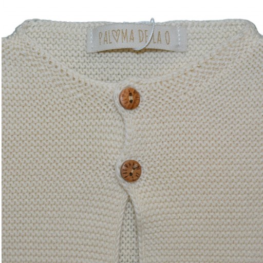 Chaqueta de punto bebé algodón orgánico – Paloma de la O [1]