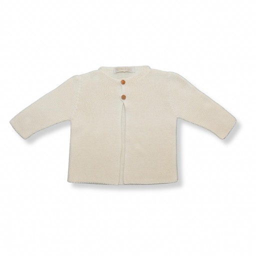 Chaqueta de punto bebé algodón orgánico – Paloma de la O