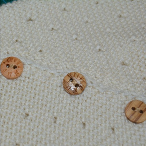 Jersey de punto calado bebé algodón orgánico – Paloma de la O [1]