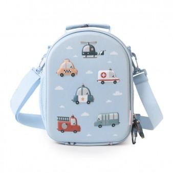 Bolsa Merienda Térmica 3D City Cars Personalizable - Tutete