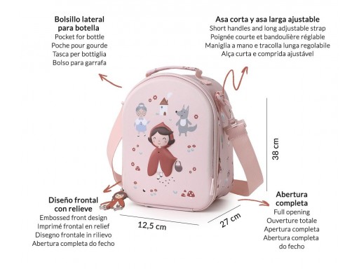 Bolsa Merienda Térmica 3D Little Red Personalizable - Tutete [1]
