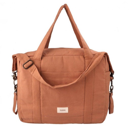 Bolso Carro Bebé Cotton Brown Personalizable Tutete [0]