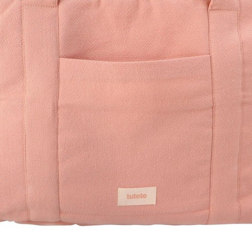 Bolso Carro Bebé Cotton Rosa Personalizable Tutete [2]