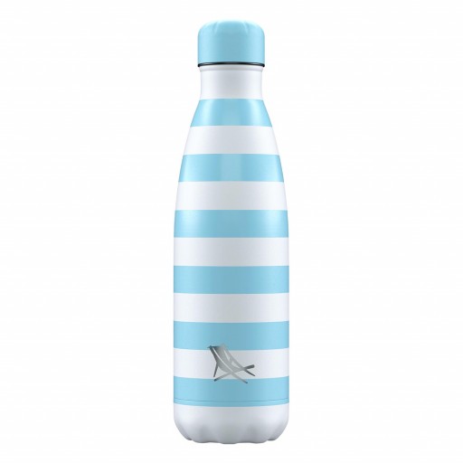 Botella Chilly´s Inox Dock & Bay color azul pastel 500 ml
