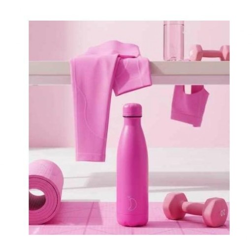 Botella Chilly´s Inox mod. Fluor Pink  500 ml. [1]