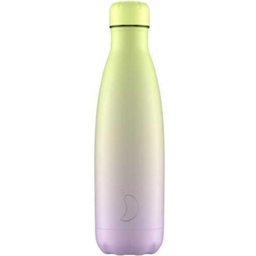 Botella Chilly´s Inox mod. Gradient lime lilac 500 ml.