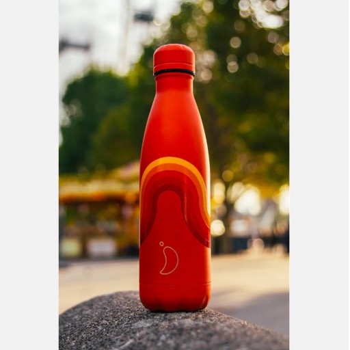 Botella Chilly´s Inox mod. Retro color naranja 500 ml.  [1]