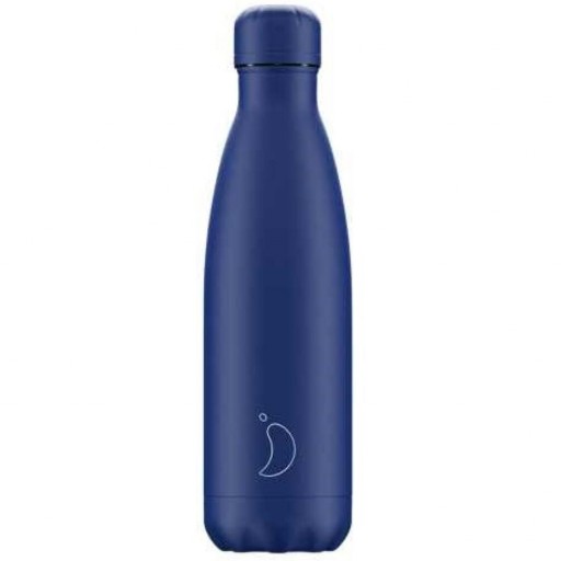 Botella Chilly´s Inox mod. Mate Azul Total - 500 ml.  [0]