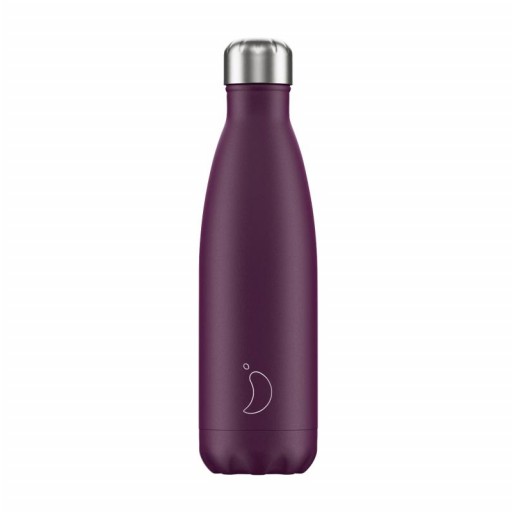 Botella Chilly´s Inox mod. Mate Purpura 500 ml