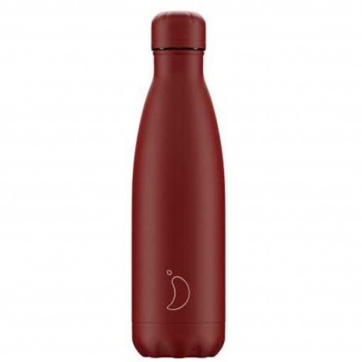 Botella Chilly´s Inox mod. Mate Roja - 500 ml.  [0]