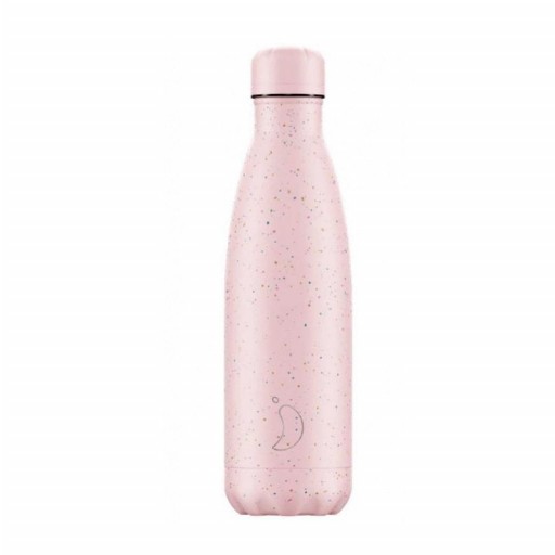 Botella Chilly´s Inox mod. Moteada rosa 500 ml [0]