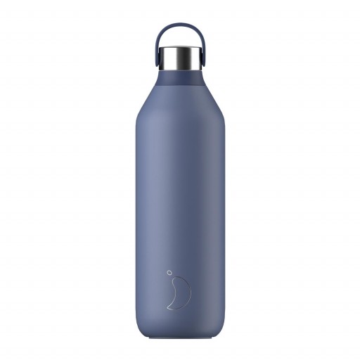 Botella Acero Inoxidable Serie 2 Azul Hielo 1 litro Chilly´s Bottles [0]