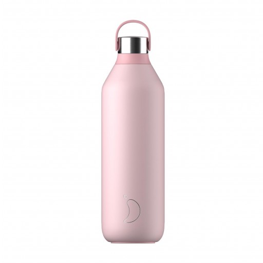 Botella Acero Inoxidable Serie 2 Rosa Blush 1 litro Chilly´s Bottles [0]