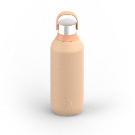 Botella Chilly´s serie 2 color peach 500 ml.