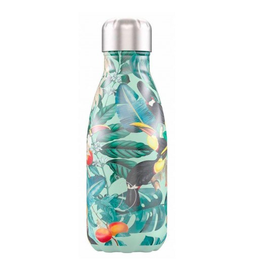 Botella Acero Inoxidable Tropical Tucán 260ml Chilly´s Bottles