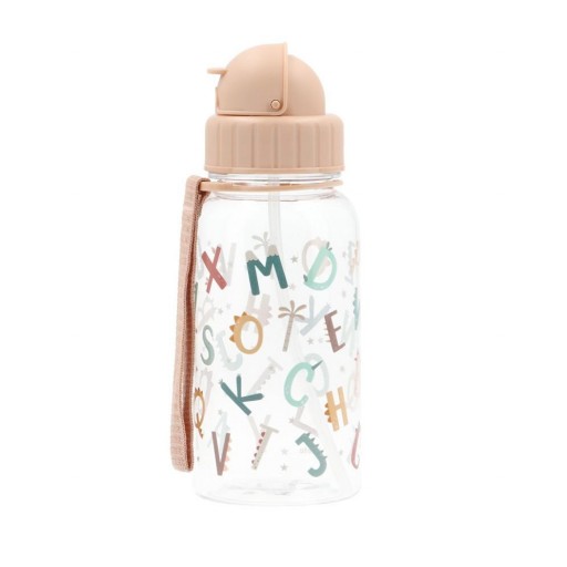 Botella Plástico Funny Letters Personalizable - Tutete