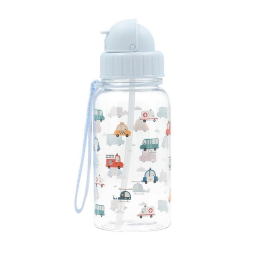 Botella Plástico City Cars Personalizable - Tutete