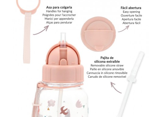Botella Plástico Geometric Nature Personalizable - Tutete [3]