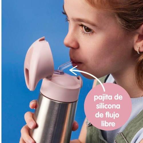 ​Botella térmica con pajita 500 ml B.Box – Lilac Pop [3]