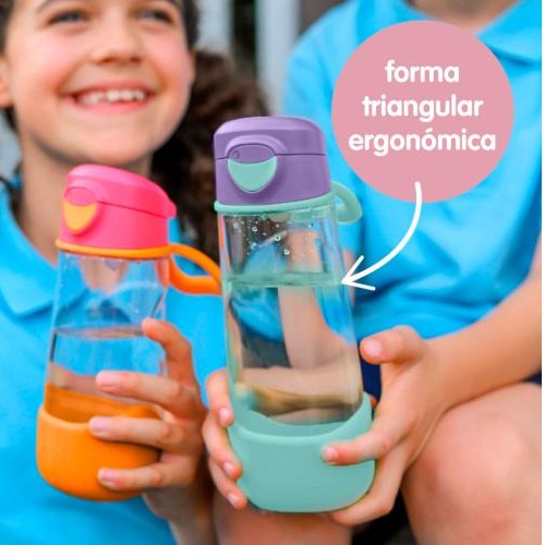 ​Botella Tritán con boquilla y asa 450 ml B.Box – Lilac Pop [3]