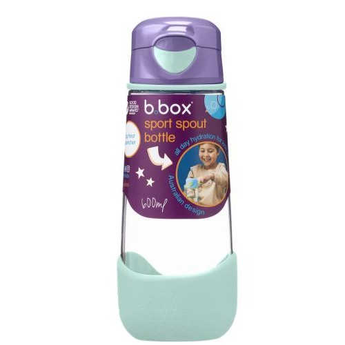 Botella de Tritán con Pajita 600 ml Lilac Pop b.box [1]