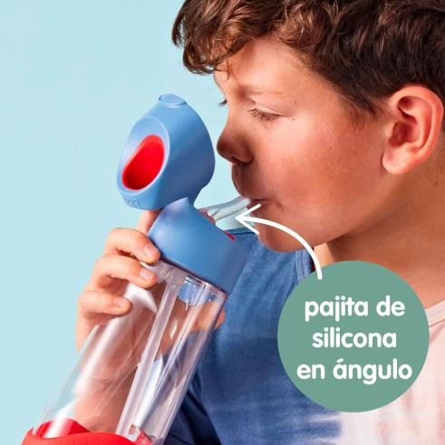 ​Botella Tritán con pajita B.Box 600 ml – Flamingo [2]