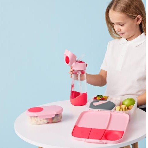 ​Botella Tritán con pajita B.Box 600 ml – Flamingo [5]