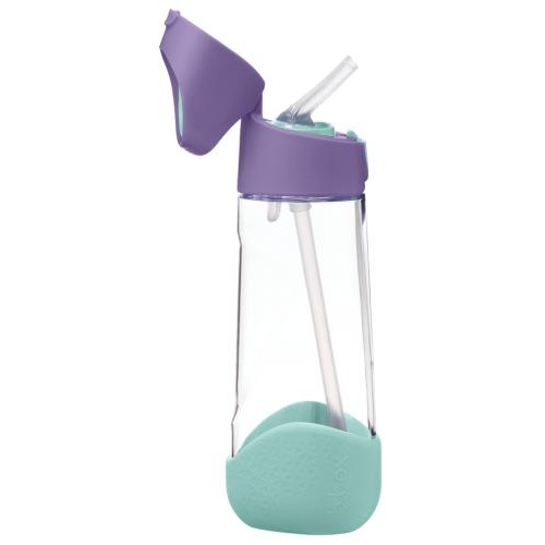 ​Botella Tritán con pajita B.Box 600 ml – Lilac Pop