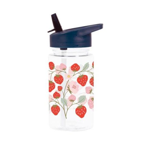 Botella Infantil de Tritán con Estampado de Fresas y Pico - 450 ml [0]