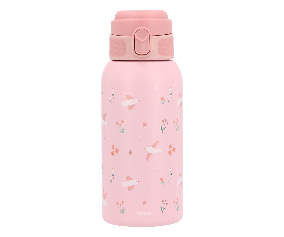 Botella térmica infantil de acero inoxidable mod. Blossom Birds - 500 ml